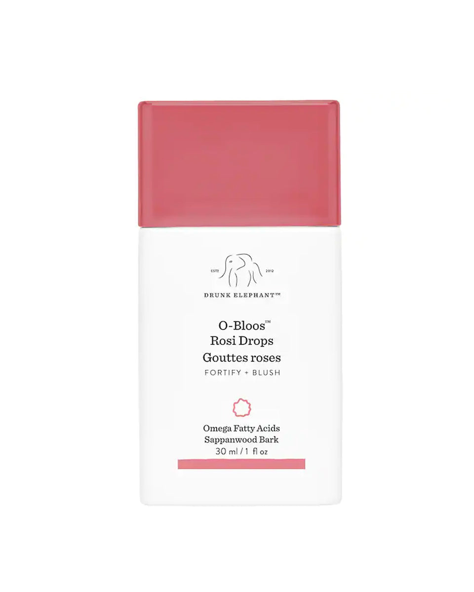 Drunk Elephant OBloo Rosi Drops Gouttes Roses Fortify Blush 1oz Rix