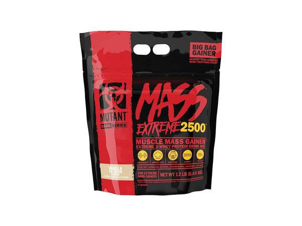 Mutant Mass Extreme Gainer – Whey Protein Powder Vanilla 12 Ibs