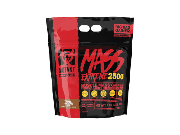 Mutant Mass Extreme Gainer – Whey Protein Powder Triple Chocolate 12IBS
