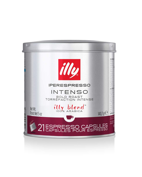 illy IPERESPRESSO Intenso Bold Roast 100% Arabica Espresso Capsules - 21 pieces