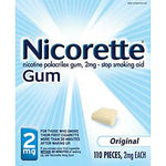 Nicorette Gum Original 2mg 110 ct