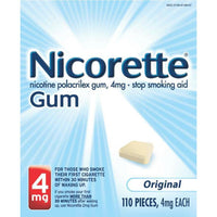 Nicorette Gum Original 4mg 110 ct