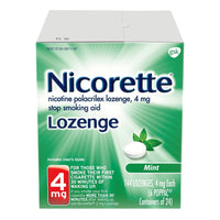 Nicorette Lozenge Mint 4mg 144 ct