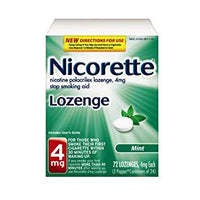 Nicorette Lozenge Mint 4mg 72 ct