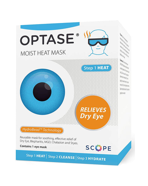 OPTASE Moist Heat Eye Mask for Dry Eyes