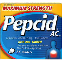 Pepcid AC Maximum Strength Tablets 25 ct