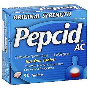 Pepcid AC Original Strength Tablets 30 ct