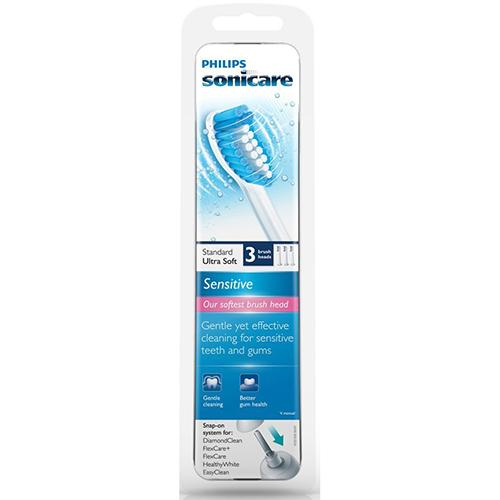 Philips Sonicare HX6053/64 ProResults Sensitive Replacement Toothbrush Head - 3pk