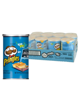 Pringles Potato Crisps Salt and Vinegar Flavor 12-Pack