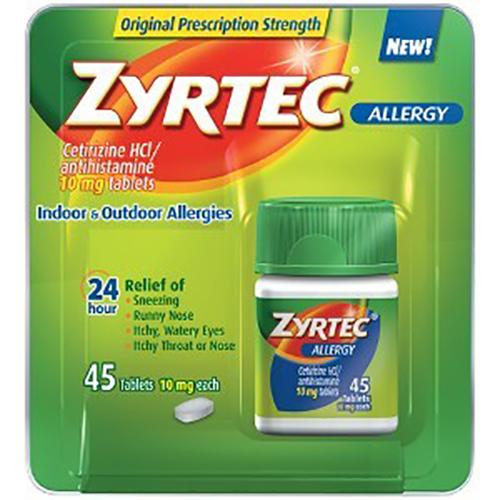 Zyrtec Tablets 45 ct