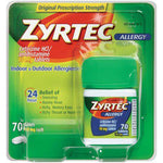Zyrtec Tablets 70 ct
