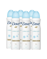 Dove Cotton Soft Antiperspirant Spray 150ml 6-Pack - International Version