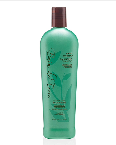 Bain de Terre Green Meadow Balancing Shampoo with Argan and Monoi Oil, Paraben-Free, 13.5 Oz