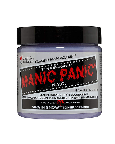 Manic Panic Virgin Snow Blonde Toner for Blonde or Bleached Hair