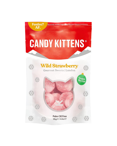 Candy Kittens Wild Strawberry Vegan Gummy Candy